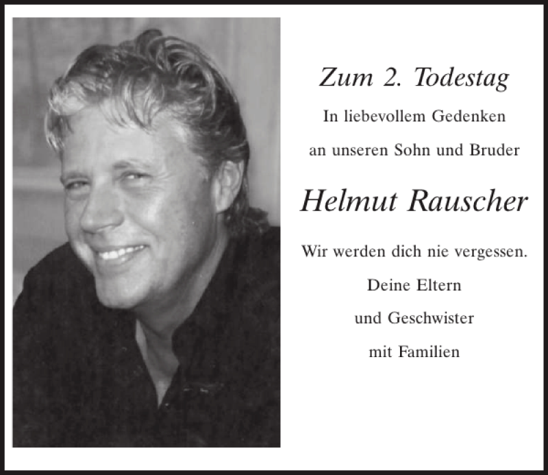  Traueranzeige für Helmut Rauscher vom 30.03.2013 aus Mittelbayerische Zeitung