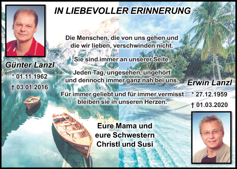  Traueranzeige für Günter Lanzl vom 01.03.2022 aus Mittelbayerische Zeitung Kelheim