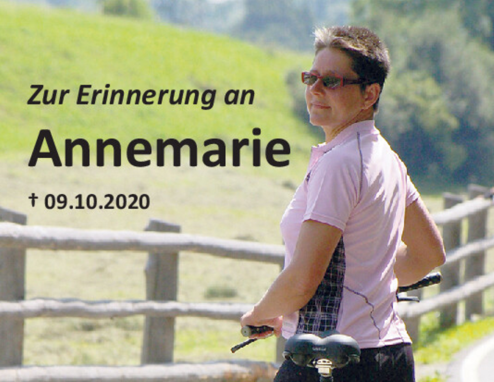 Traueranzeige für Annemarie Bodem vom 09.10.2024 aus Mittelbayerische Zeitung Kelheim