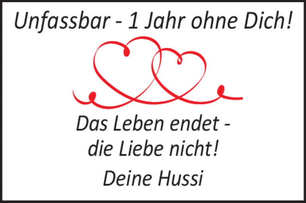  Traueranzeige für In Erinnerung vom 18.01.2025 aus Mittelbayerische Zeitung Regensburg