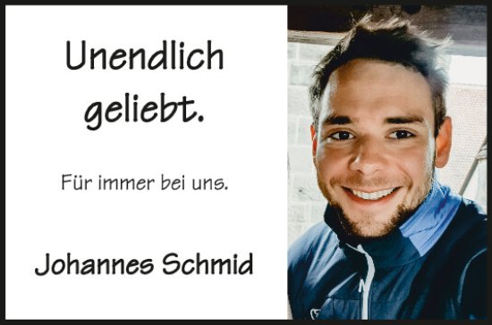 Traueranzeige von Johannes Schmid von Mittelbayerische Zeitung Regensburg