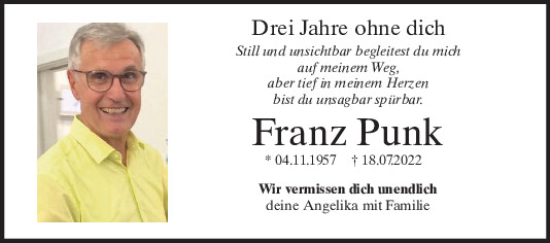Traueranzeige von Franz Prunk von Mittelbayerische Zeitung Kelheim